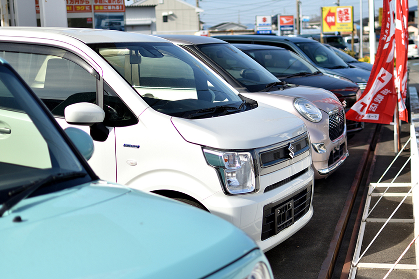 在庫車常時100台以上