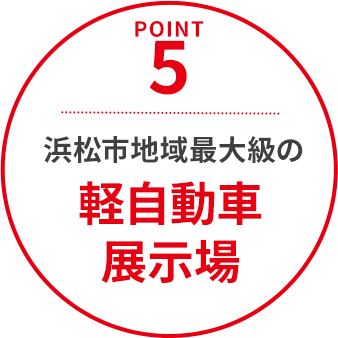 5.浜松市地域最大級の軽自動車展示場